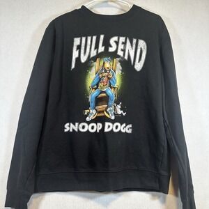 Full‎ Send Garphic Snoop Dogg Mens Long Sleeve Sweatshirt Size Medium Nelk Boys
